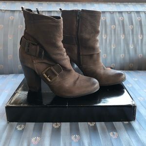 Boutique 9 - Dode Brown Leather Bootie - 8.5